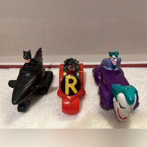 Vintage 3 piece McDonald’s Batman toys